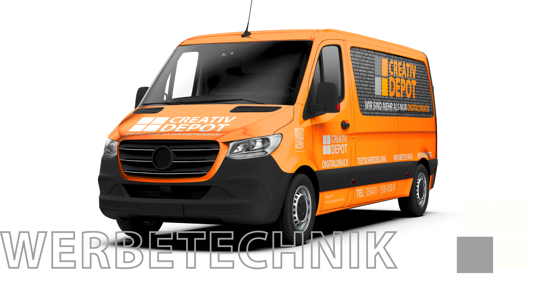 CREATIV DEPOT-Startseite-Leistungsbereiche-Digitaldruck-Werbetechnik-Werbemittel-Textilveredelung-Osnabrück-Fahrzeugfolierung-Stickerei-DTF Transfers-Georgsmarienhütte